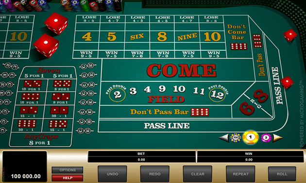 Free Online Craps Demo Game